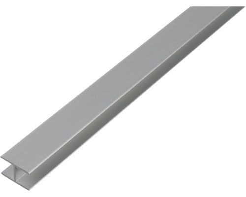 Profil Aluminiu Tip H Alberts 6, 0x20x1, 5 Mm, Lungime 2m, Eloxat