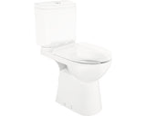Vas WC compact Roca Access evacuare orizontala 38 x 67 cm alb