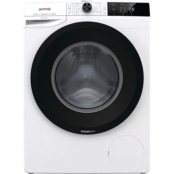 Masina de spalat rufe frontala GORENJE WEI84CPS, WaveActive, 8 kg, 1400rpm, Clasa A+++, Alb