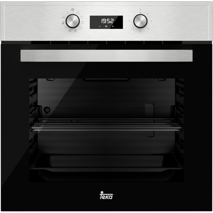 Cuptor incorporabil Teka HCB 6435, Electric, Sistem curatare HydroClean PRO, 65 l, Clasa A, Touch Control, Inox/Negru