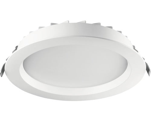 Spot incastrabil fix cu LED integrat Elia 35W 3550 lumeni IP54, 4000K, Ø228 mm, alb