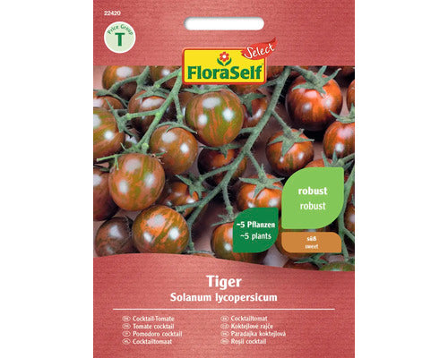 Seminte Legume Floraself Select Rosii Cocktail Tiger F1