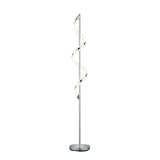 Lampa de podea, Trio, Metal/Acril, 20 W, Argintiu