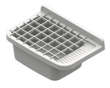Suport si chiuveta multirol 50 cm din plastic cu grilaj