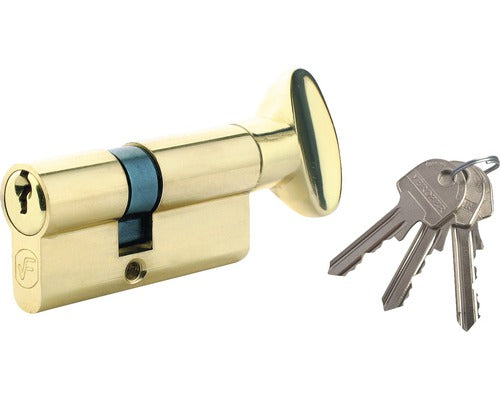 Cilindru De Siguranta Cu Buton Verofer C92c 45/b45 Mm, 3 Chei