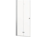 Usa dus batanta Sanotechnik Sanoflex Symphony, 85-87x195 cm, sticla securizata transparenta, profil crom, dreapta