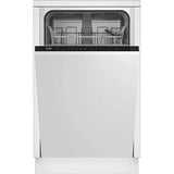 Masina de spalat vase incorporabila BEKO DIS15014, 10 seturi, 5 programe, Clasa F, Alb