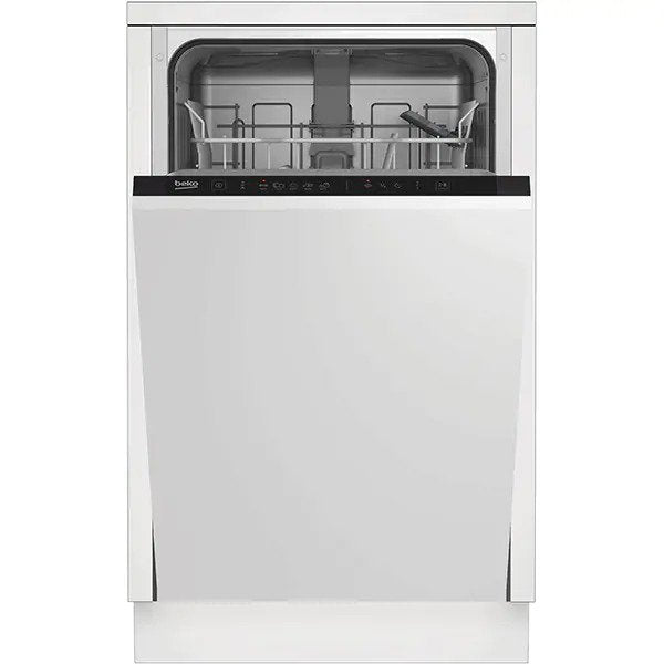 Masina de spalat vase incorporabila BEKO DIS15014, 10 seturi, 5 programe, Clasa F, Alb