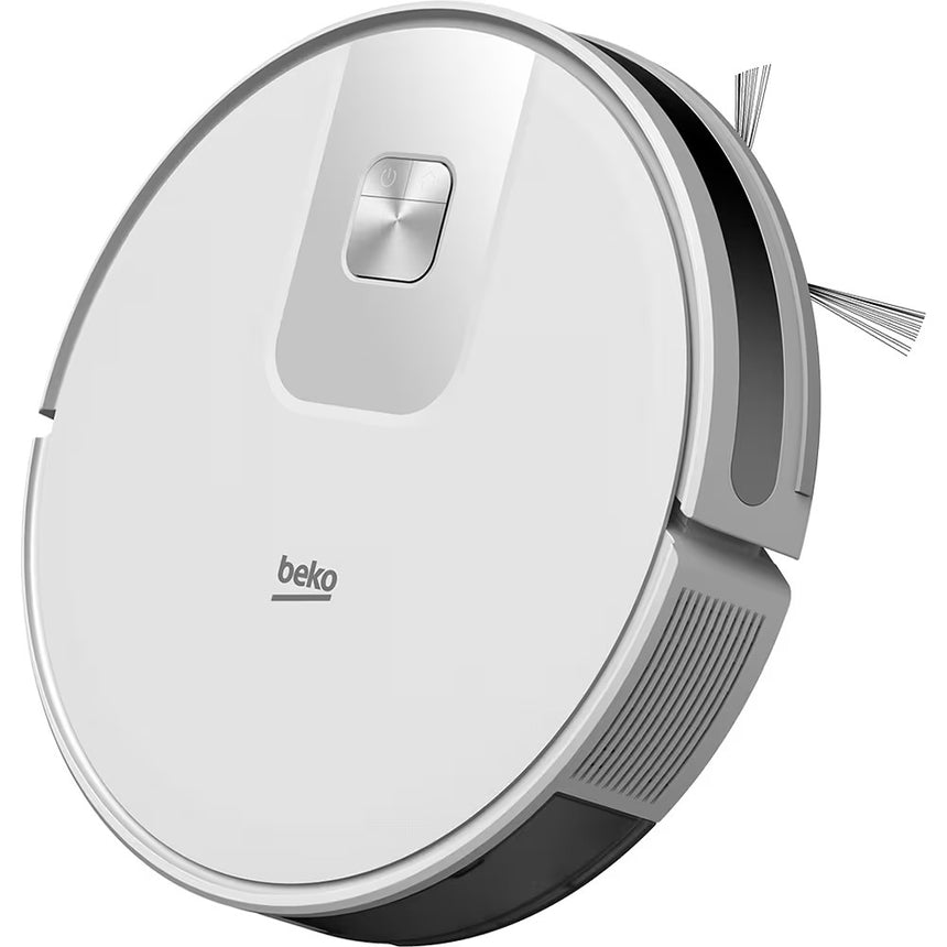 Aspirator Robot BEKO VRR60314VW, 0.4l, Autonomie Maxima 150 min, Wi-Fi, Functie Mop, Alb