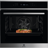 Cuptor incorporabil Electrolux COE7P31X, Electric, 71l, Autocuratare pirolitica, SenseCook, Food Sensor, Even Cooking, Grill, Soft close, Clasa A+, Inox/Negru