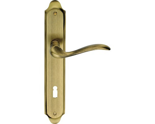 Manere Cu Sild Usa Interior Verofer Tolosa 90/255 Mm, Pentru Cheie Bb, Alama Grafiata