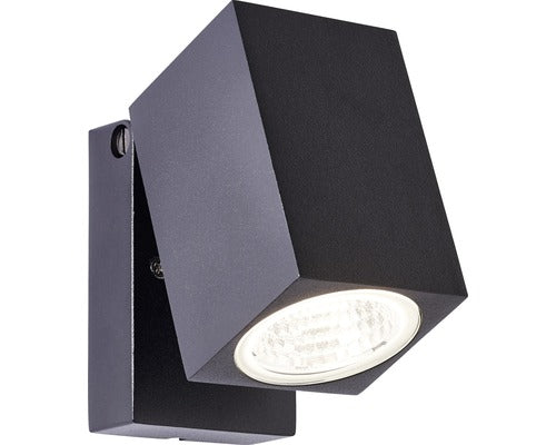 Aplica Cu Led Integrat Burk 6w 510 Lumeni, Pentru Exterior Ip44, Negru