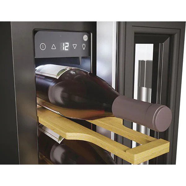 Racitor Vinuri Incorporabil Hoover HWCB,7 sticle, H 87 cm, Clasa G, Negru