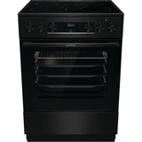 Aragaz GORENJE GEC6C61BMB, 4 arzatoare, Electric, L 60 cm, Negru