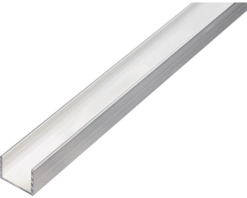 Profil Aluminiu Tip U Alberts 30x20x30x2 Mm, Lungime 1m, Argintiu