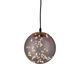 Glob Craciun Lumino 80 Micro Led-uri Ø 20 Cm Roz