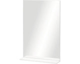 Oglinda Baie cu Polita Leo Sari SE 500 50,1x78,6 cm Alb