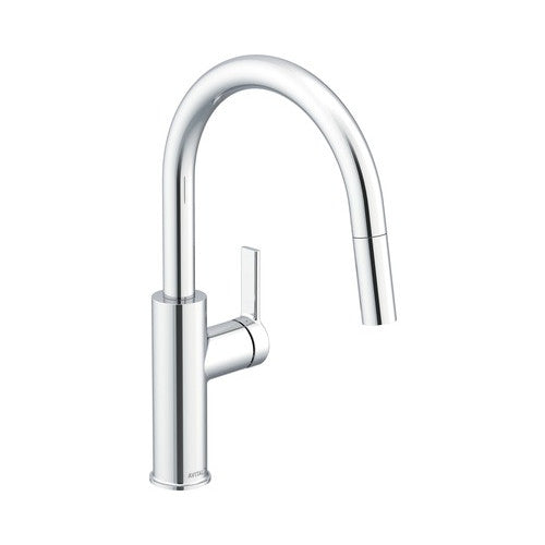 Baterie bucatarie cu dus extractibil Cavado, crom