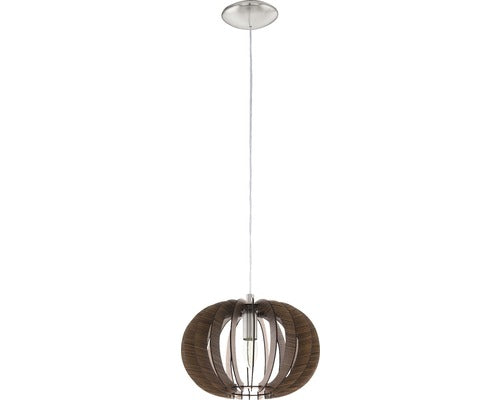 Pendul Stellato E27 Max. 1x60w, Ø300 Mm, Lemn Maro Inchis