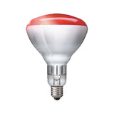 Bec InfraRosu Industrial Philips, E27, 250W, dimabil, incandescent, Rosu