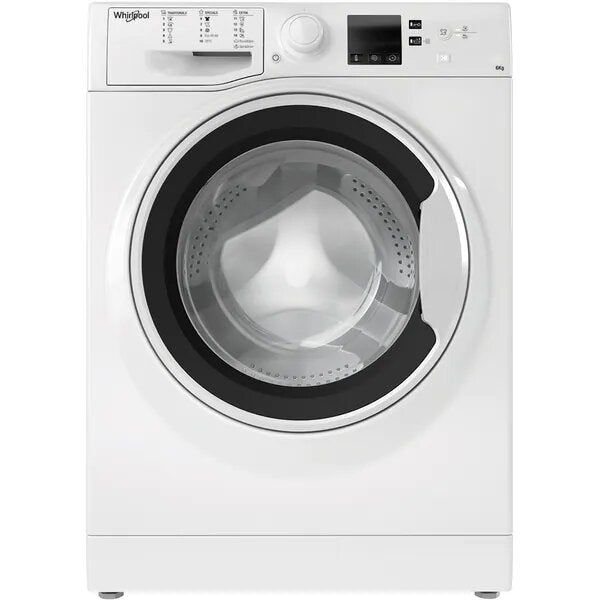 Masina de Spalat Rufe Frontala WHIRLPOOL WRBSS 6215 W EU, 6 kg, 1200rpm, Clasa F, Alb