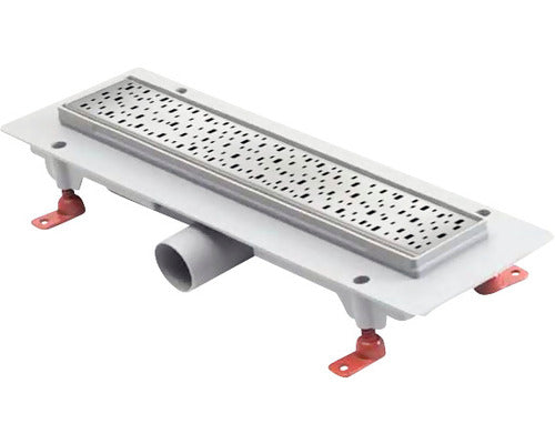 Rigola Dus MCH Square cu Gratar Inox Lucios 350 mm