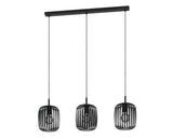 Lustra Romazzina E27 Max. 3x40w, Negru