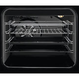 Aragaz Electrolux LKR564201K, Electric, Plita vitroceramica, 4 zone de gatit, Cuptor electric multifunctional, SteamBake, Autocuratare catalitica, Grill electric, Clasa A, 50 cm, Negru