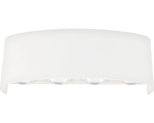 Aplica Cu Led Integrat Ray B 8w 680 Lumeni, Pentru Exterior Ip44, Alba