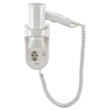 Uscator de par Valera Premium Smart 1200 Socket, 1200 W, 3 Trepte, Priza schuko 16A, Sistem montare perete, Alb