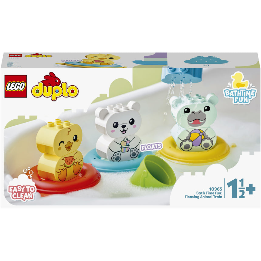 LEGO® DUPLO - Prima mea distractie la baie: Tren cu animale plutitoare 10965, 14 piese