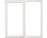 Fereastra Pvc Termopan Aron 5 Camere Geam Tripan 116x116 Cm Deschidere Dubla Stanga + Fixa