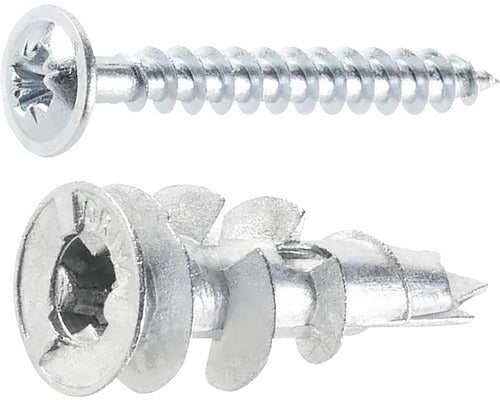Dibluri Metalice Autoforante Cu Surub Fischer Gkm-sk 4, 5x35 Mm, Pachet 6 Bucati, Pentru Gipscarton
