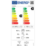 Masina de Spalat Rufe Frontala cu Uscator HISENSE WD5S1245BW, Steam, 12/8 kg, 1400rpm, Clasa A/D, Wi-Fi, Alb