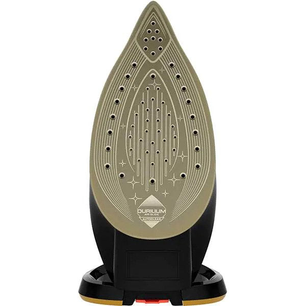Fier de calcat, Tefal, 3000W, 300 ml, Negru/Auriu