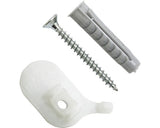 Consola Tavan Pentru Sina Din Aluminiu 1 Canal, Alba, Set 2 Buc