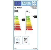 Pachet Centrala Termica Pe Gaz Cu Condensare Bosch Condens 7000 W 35 Kw, Combi, Tiraj Fortat, Afisaj Multifunctional, Include Kit Evacuare Gaze Arse