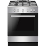 Aragaz HANSA FCGS61129H, 4 Arzatoare, Gaz, L 60 cm, Inox