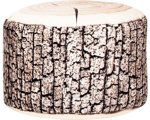 Taburet Puf Sitting Point Rotund Dotcom Wood Model Buturuga 50x30 Cm