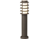 Lampa de exterior, Brilliant Oskar, metal, cafea, 51cm, 20W