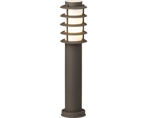 Lampa de exterior, Brilliant Oskar, metal, cafea, 51cm, 20W