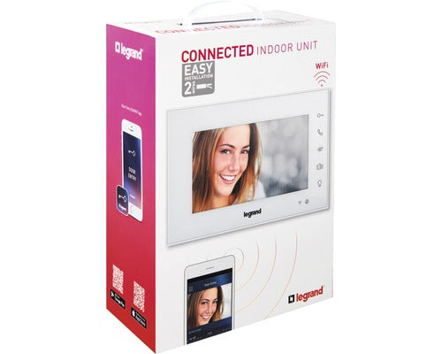 Monitor Color 7” Lcd Pentru Videointerfon Legrand Easykit, Alb