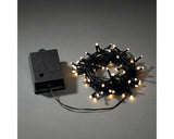 Ghirlanda Luminoasa Konstsmide 80 Led-uri 0, 5 M Cablu Alb Cald