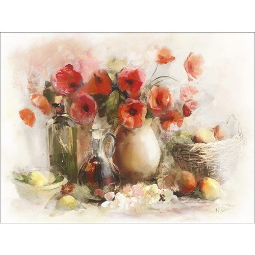Tablou canvas Still Life Flowers&Fruits, 57x77 cm