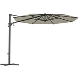 Umbrela Soluna Bagnols suspendata Ø 300 cm H 248 cm 220 g/mp ecru