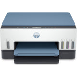 Multifunctional inkjet color CISS HP Smart Tank 675, Inkjet, color, Wireless, Duplex, A4, 18.000 de pagini alb-negru sau 8.000 de pagini color, Dark Surf Blue