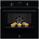 Cuptor incorporabil Electrolux EOD6F77H, Electric, 72 l, Autocuratare catalitica, SteamBake, Senzor gatire, Timer cu display electronic, Grill, Clasa A+, Negru