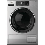 Uscator de rufe profesional Whirlpool AWZ 9HPS/PRO, Pompa de cladura, 9 kg, Clasa A++, Fresh Care+, Soft Move, 6th Sense, 3DRY, Argintiu