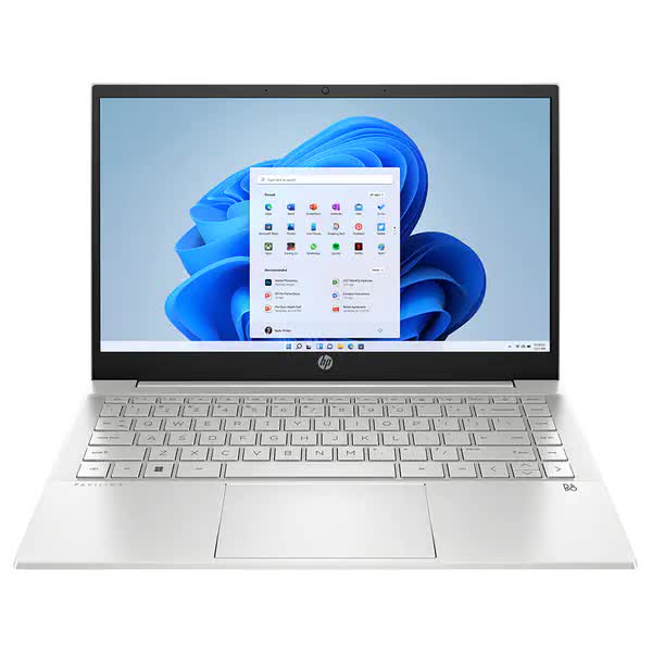 Laptop HP Pavilion 14-dv2004nn cu procesor Intel® Core™ i7-1255U pana la 4.7GHz, 14", Full HD, 16GB, 1TB SSD, NVIDIA® GeForce® MX550 2GB, Windows 11 Home, Silver
