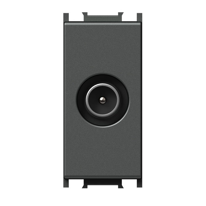 Modul Priza TV simpla 1m antracit, negru